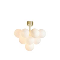 MERLOT Plafond 13L Brass/White
