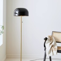 Blanca Φωτιστικό δαπέδου Brass/Black 35x35x143Y