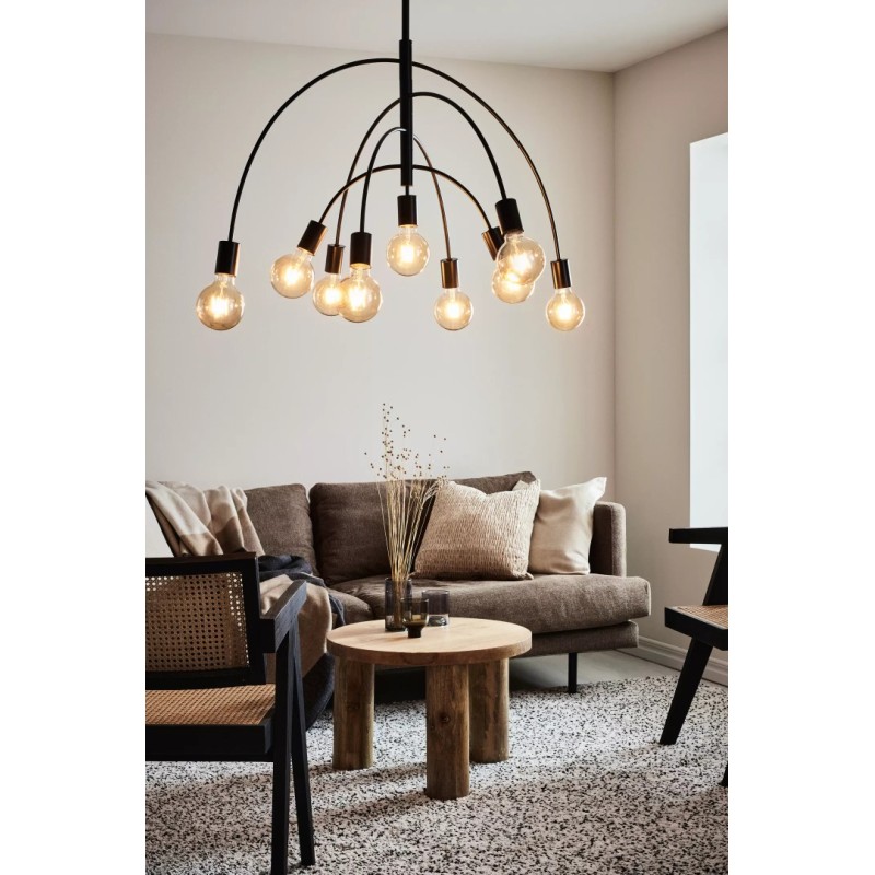 Lavello κρεμαστό φωτιστικό 9φωτο Black 95x95x89Y