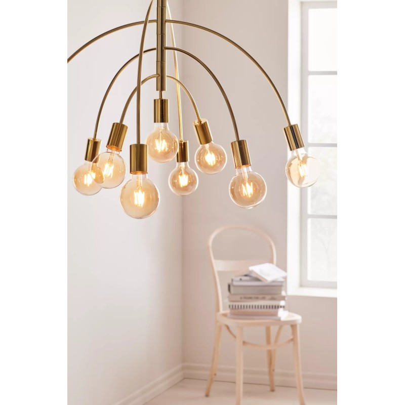 Lavello κρεμαστό φωτιστικό 9φωτο Brass 95x95x88Y