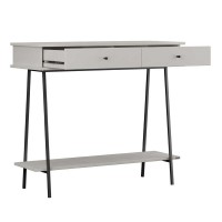 Κονσόλα Elite Megapap χρώμα λευκό του πάγου 100x40x88εκ.