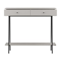 Κονσόλα Elite Megapap χρώμα λευκό του πάγου 100x40x88εκ.