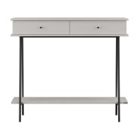 Κονσόλα Elite Megapap χρώμα λευκό του πάγου 100x40x88εκ.