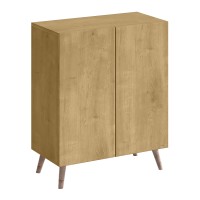 Παπουτσοθήκη Luce Megapap χρώμα sapphire oak 70x35x85εκ.