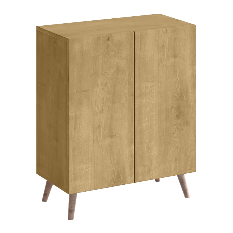 Παπουτσοθήκη Luce Megapap χρώμα sapphire oak 70x35x85εκ.