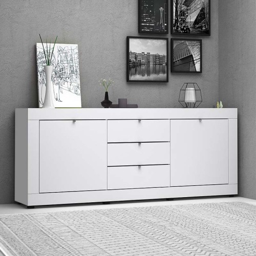 Μπουφές Ocean Megapap χρώμα λευκό 210x45x86εκ.
