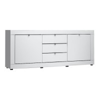 Μπουφές Ocean Megapap χρώμα λευκό 210x45x86εκ.