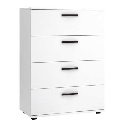 Συρταριέρα Velika Megapap χρώμα λευκό 73x44x96εκ.