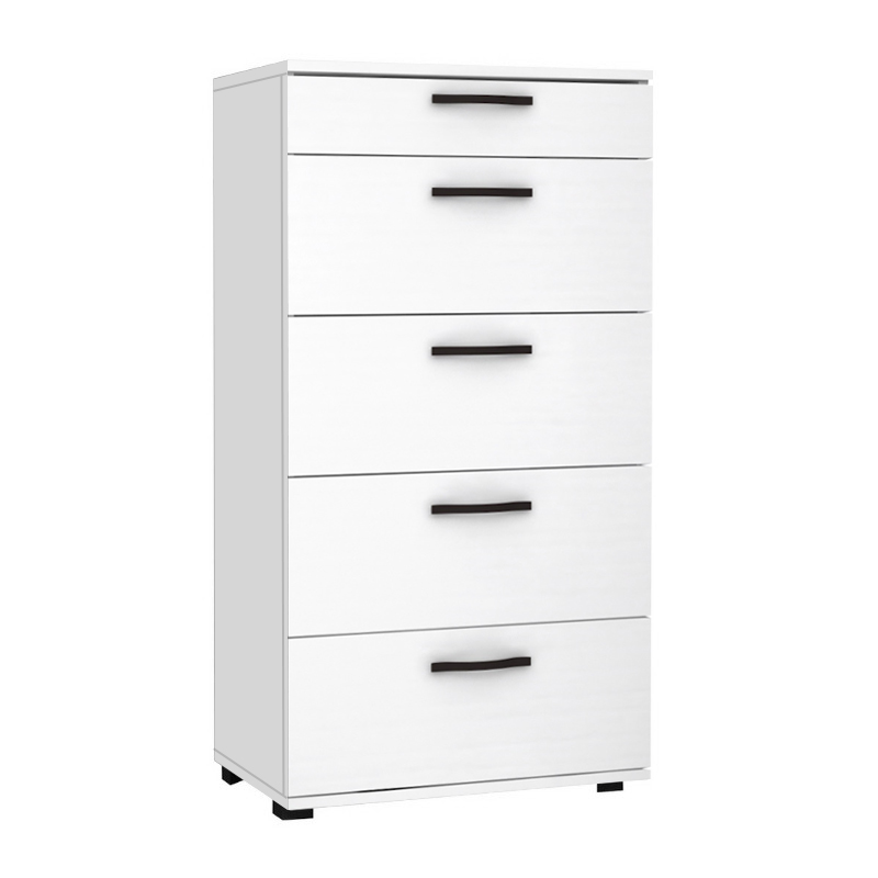 Συρταριέρα Helia Megapap χρώμα λευκό 60x44x108εκ.