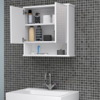 Καθρέπτης μπάνιου Delo Μegapap χρώμα λευκό 62x17,5x60εκ.