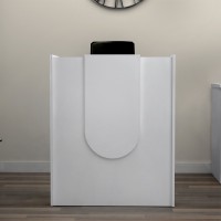 Γραφείο υποδοχής - reception Mezzo Megapap χρώμα λευκό 90x40x110εκ.