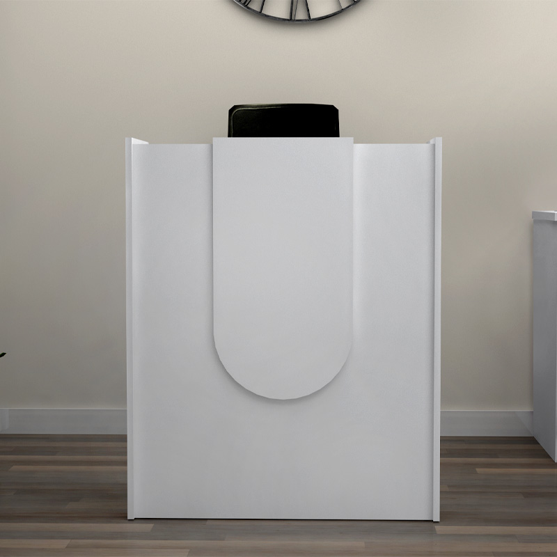 Γραφείο υποδοχής - reception Mezzo Megapap χρώμα λευκό 90x40x110εκ.