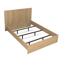Κρεβάτι Troy Megapap χρώμα φυσικό οξιάς 150x200εκ.