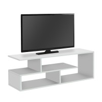 Έπιπλο τηλεόρασης Forever Megapap χρώμα λευκό 120x30x40cm.