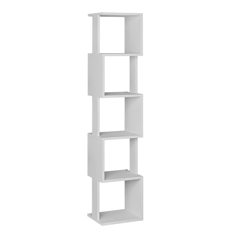 Βιβλιοθήκη Piri Megapap χρώμα λευκό 35x30x161εκ.