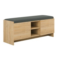 Παπουτσοθήκη Zulla Megapap χρώμα sapphire oak 110x37x43εκ.