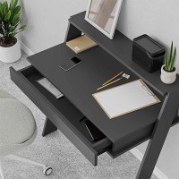 Γραφείο εργασίας Cowork Megapap χρώμα ανθρακί 94x50x91εκ.