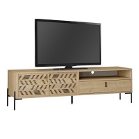 Έπιπλο τηλεόρασης Dionysos Megapap χρώμα sapphire oak 170x45x48,6εκ.