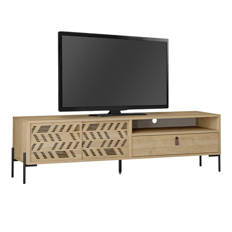 Έπιπλο τηλεόρασης Dionysos Megapap χρώμα sapphire oak 170x45x48,6εκ.