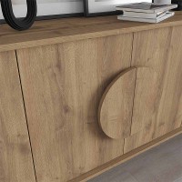 Μπουφές Gora Megapap χρώμα ανοιχτό καρυδί 180x35,6x82εκ.