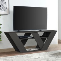 Έπιπλο τηλεόρασης Pipralla Megapap χρώμα ανθρακί 110x30x40εκ.