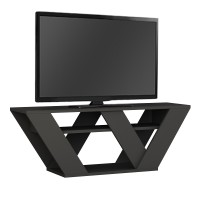 Έπιπλο τηλεόρασης Pipralla Megapap χρώμα ανθρακί 110x30x40εκ.