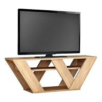Έπιπλο τηλεόρασης Pipralla Megapap χρώμα sapphire oak 110x30x40εκ.