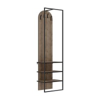 Έπιπλο εισόδου Archy Megapap χρώμα ανοιχτό καρυδί 53x31,7x180εκ.