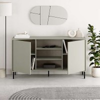 Μπουφές Frem Megapap χρώμα ash green 150x40x81εκ.