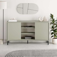 Μπουφές Frem Megapap χρώμα ash green 150x40x81εκ.