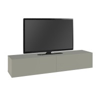 Έπιπλο τηλεόρασης επιτοίχιο Francy Megapap χρώμα ash green 135x31,7x25εκ.