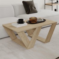 Τραπεζάκι σαλονιού Pipra Megapap χρώμα sapphire oak 110x60x40εκ.