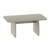 Τραπεζάκι σαλονιού Pietra Megapap χρώμα neo travertine 100x60x41,8εκ.