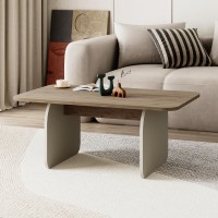 Τραπεζάκι σαλονιού Pietra Megapap χρώμα sepet oak - sandstone 100x60x41,8εκ.