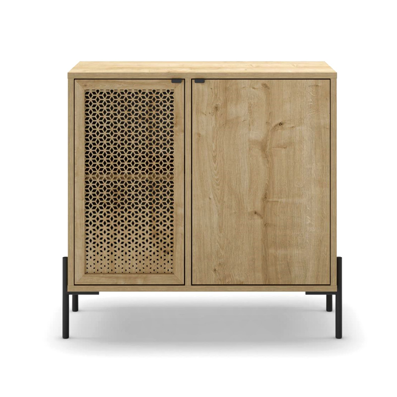 Μπουφές Naive Megapap χρώμα sapphire oak 80x40x80εκ.