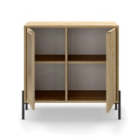 Μπουφές Naive Megapap χρώμα sapphire oak 80x40x80εκ.