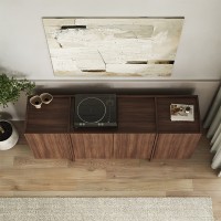 Μπουφές Dorma Megapap χρώμα καρυδί milano 180x45x80,2εκ.