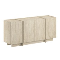 Μπουφές Dorma Megapap χρώμα travertine 180x45x80,2εκ.