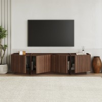 Έπιπλο τηλεόρασης Lowen Megapap χρώμα καρυδί milano 180x35x46,2εκ.