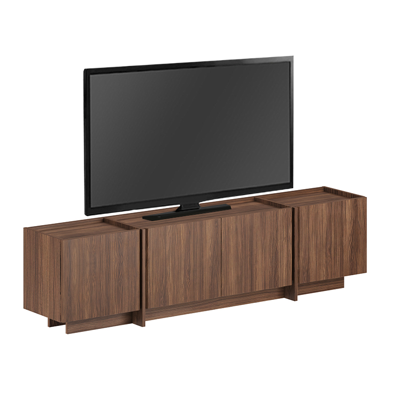 Έπιπλο τηλεόρασης Lowen Megapap χρώμα καρυδί milano 180x35x46,2εκ.