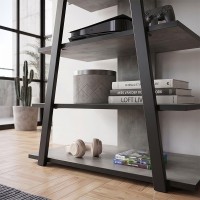 Έπιπλο τηλεόρασης Lyno Megapap χρώμα γκρι ρετρό 70,4x54x80εκ.
