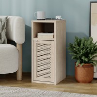 Κομοδίνο Inca Megapap χρώμα light oak 25,2x32x60εκ.