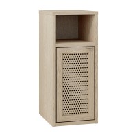 Κομοδίνο Inca Megapap χρώμα light oak 25,2x32x60εκ.