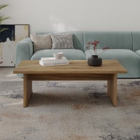 Τραπεζάκι σαλονιού Loana Megapap χρώμα καρυδί Ud 120x70x40εκ.