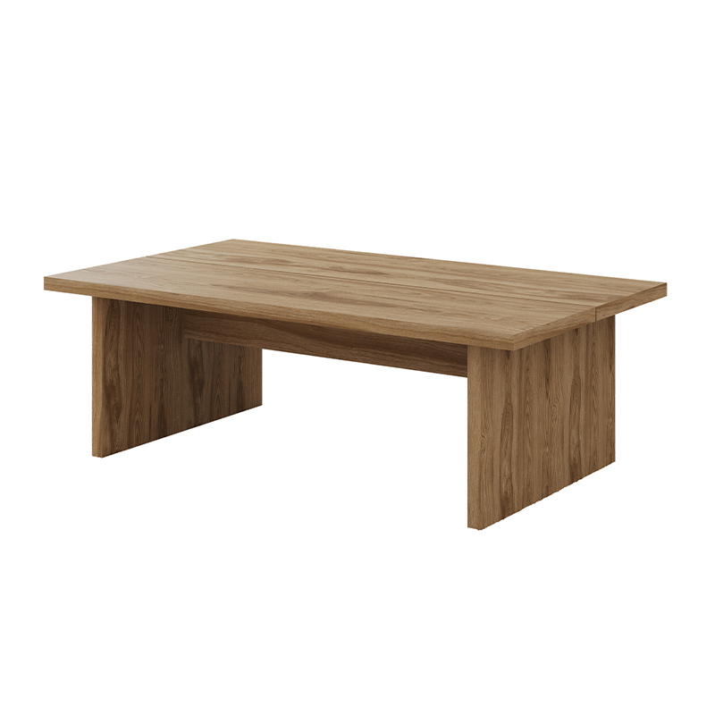 Τραπεζάκι σαλονιού Loana Megapap χρώμα καρυδί Ud 120x70x40εκ.