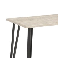 Τραπέζι Xana Megapap χρώμα travertine 120x70x77,5εκ.