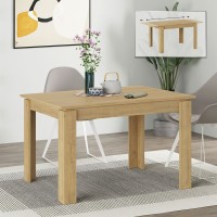 Τραπέζι Tolmen Megapap επεκτεινόμενο χρώμα sapphire oak 120/170x80x75εκ.