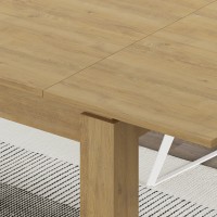 Τραπέζι Tolmen Megapap επεκτεινόμενο χρώμα sapphire oak 120/170x80x75εκ.