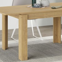 Τραπέζι Tolmen Megapap επεκτεινόμενο χρώμα sapphire oak 120/170x80x75εκ.