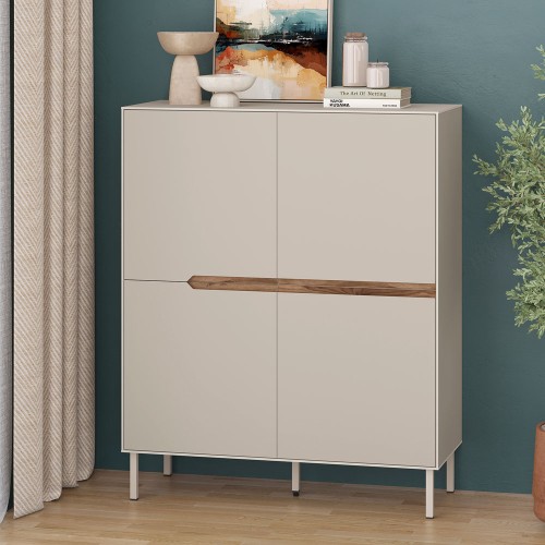 Μπουφές Arch Megapap χρώμα sandstone 98x40x120,5εκ.